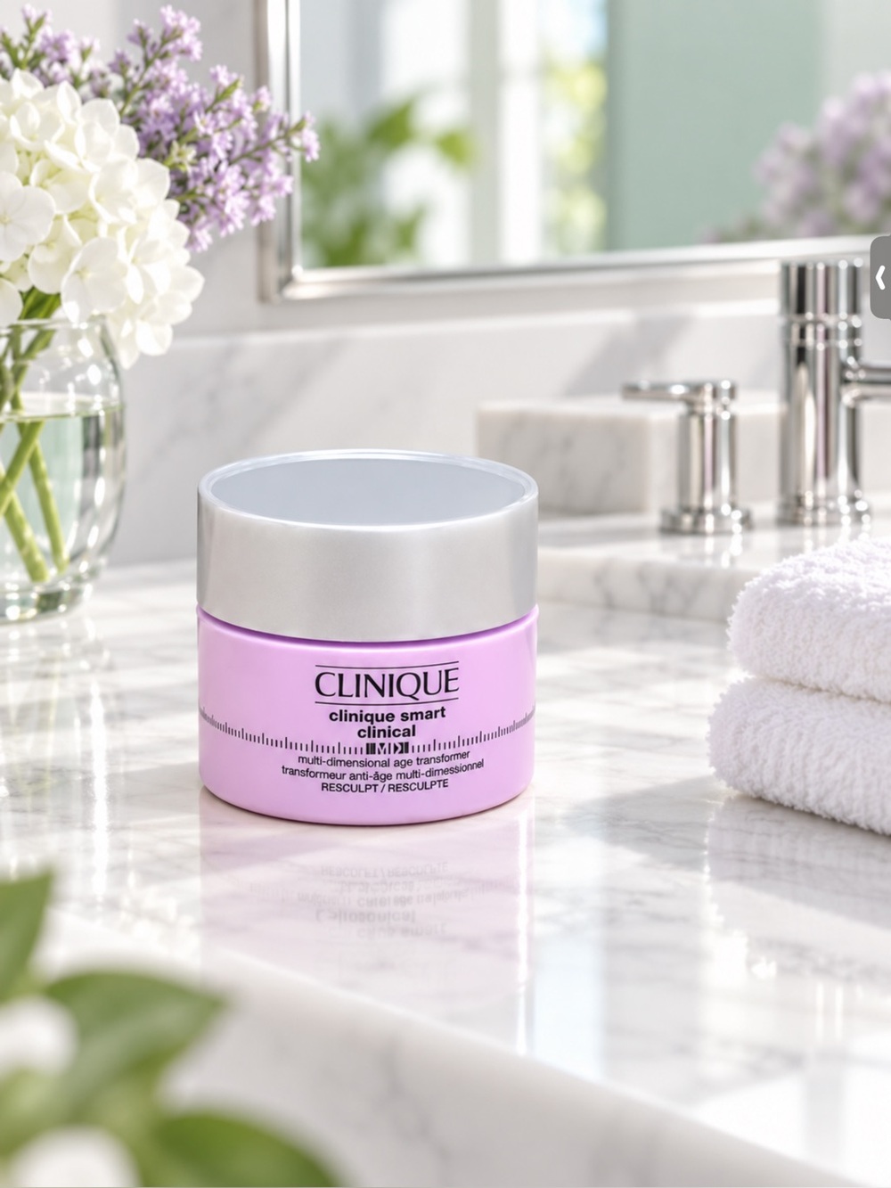 Clinique Pink Firming Moisturizer Jar